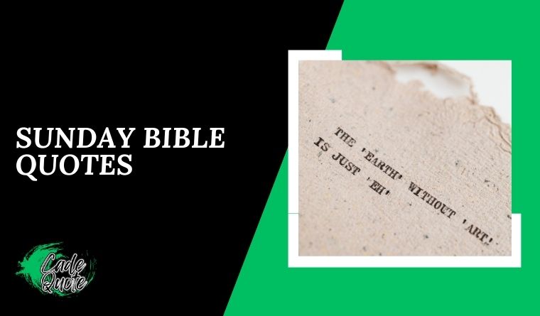 Sunday Bible Quotes