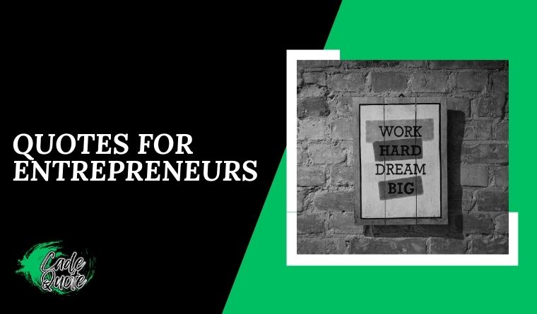 Quotes for entrepreneurs