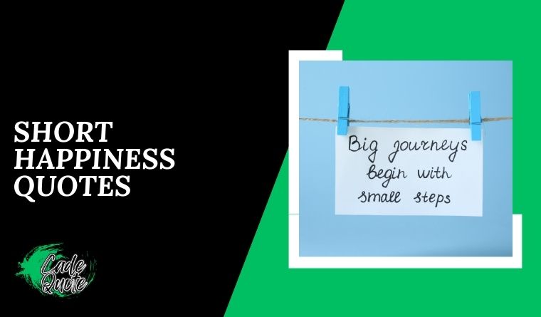 Short Happiness Quotes