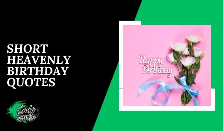 Short Heavenly Birthday Quotes