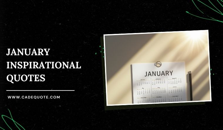 January Inspirational Quotes