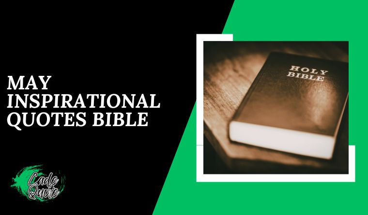 May inspirational quotes bible