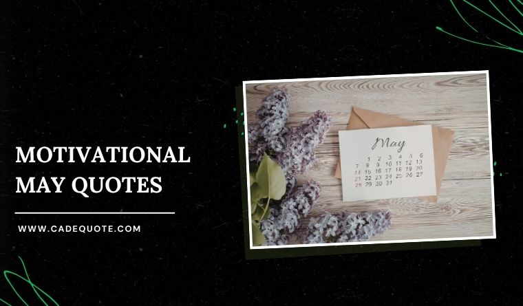 Motivational May Quotes