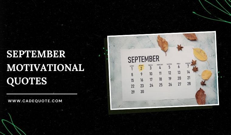 September Motivational Quotes