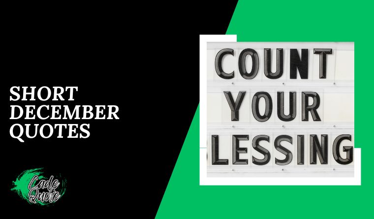 Short December Quotes