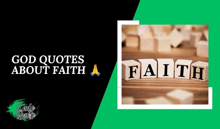 God Quotes About Faith 🙏